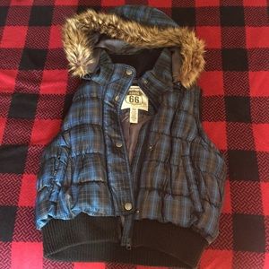 Plaid vest